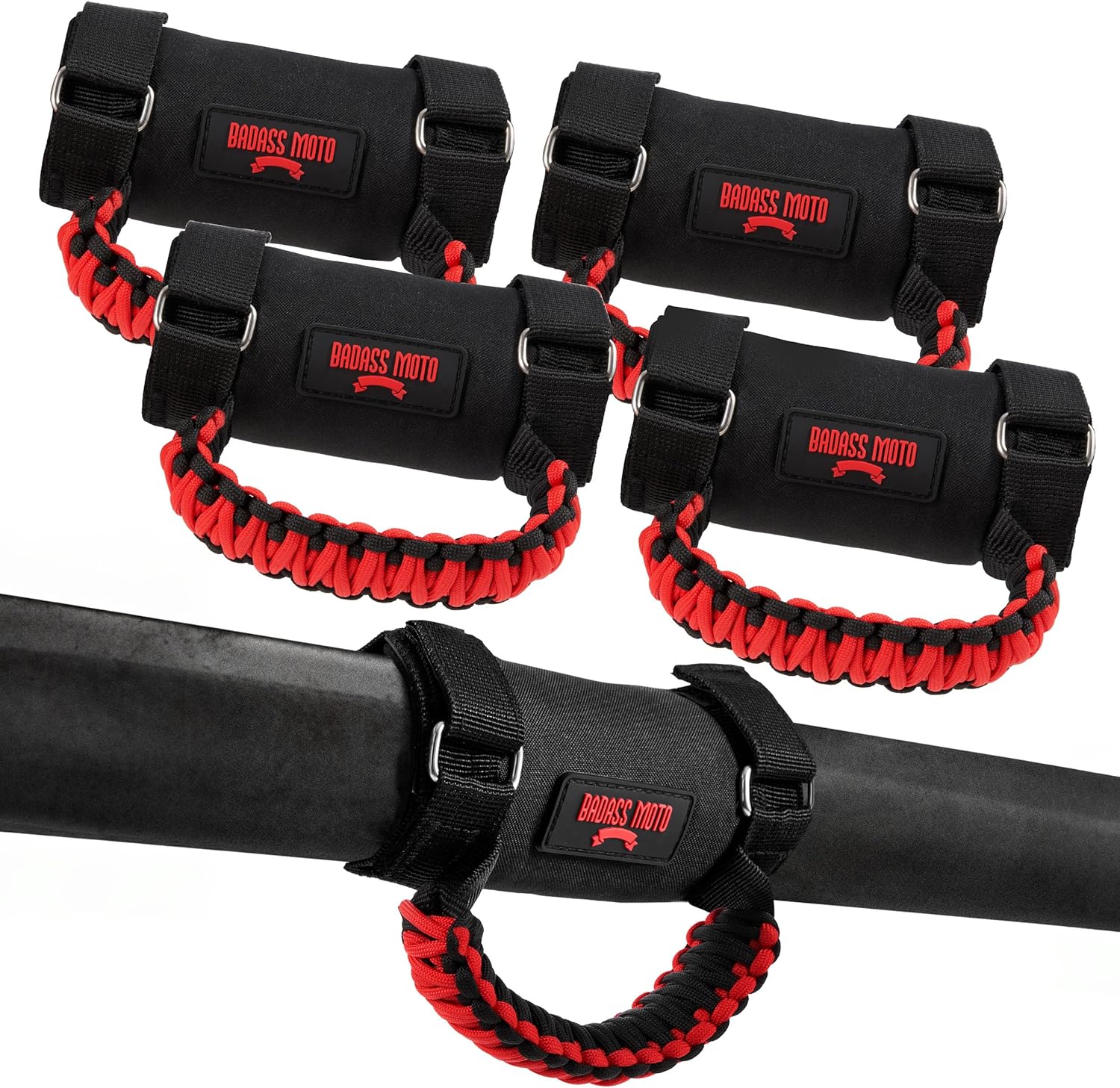 MOB　GRIP追加 UTV/SxS Grab Handles Paracord 4Pk – Badass Moto