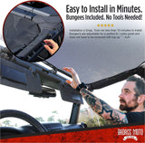 Jeep Wrangler JK Front Door Mesh Sun Shade Top Cover