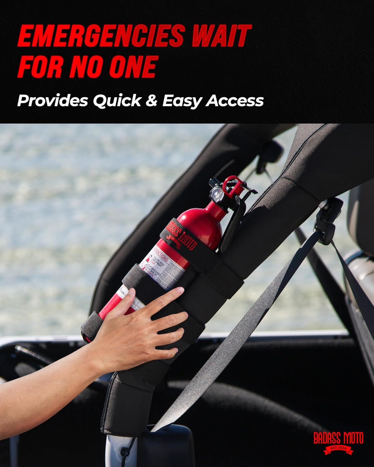 Fire Extinguisher Holder for Jeeps - RED