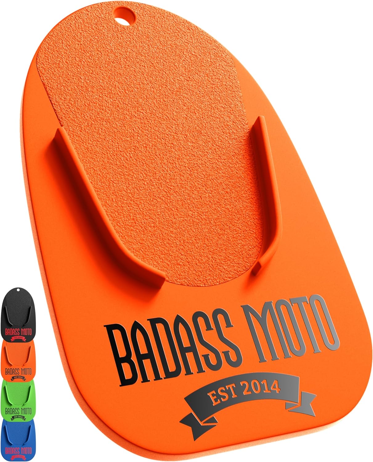 Motorcycle Kickstand Pad Orange