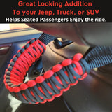 Paracord Headrest Grab Handles for Jeep Wrangler