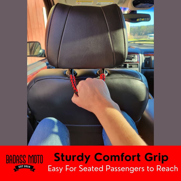 Paracord Grab Handles for Headrests for Jeep Wrangler JK, JKU, JL