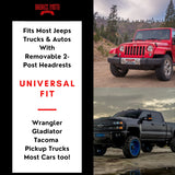 Paracord Headrest Grab Handles for Jeep Wrangler