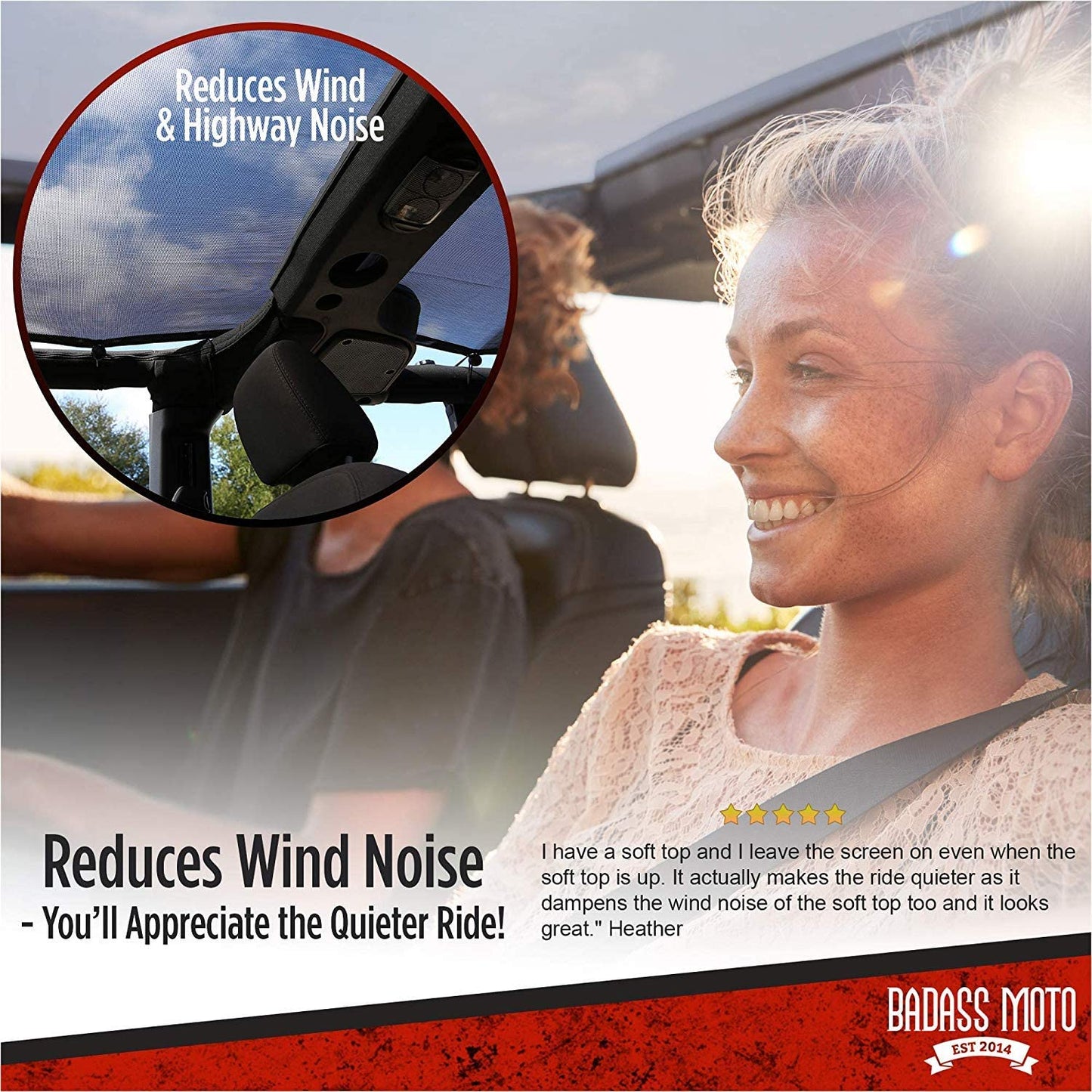 Jeep Wrangler Mesh JKU 4D Sun Shade Top Cover