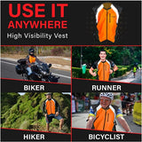 Motorcycle Hi-Viz Vest Orange