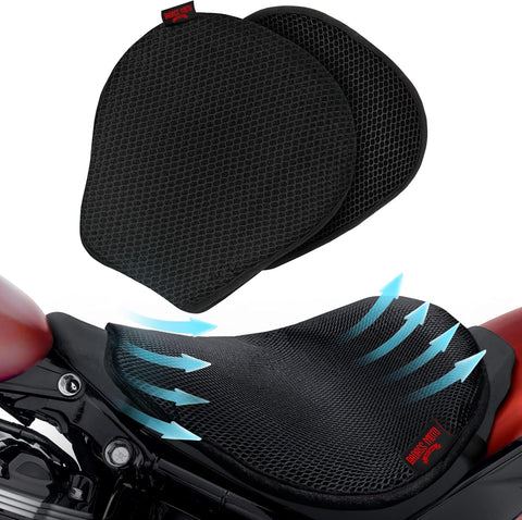 3D Mesh Motorcycle Seat Cover - Cruiser