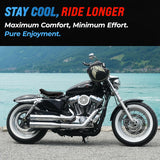 3D Mesh Motorcycle Seat Cover - Cruiser