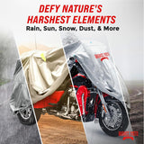 Motorcycle Cover Medium - Light Gray