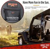 Jeep Wrangler JK Front Door Mesh Sun Shade Top Cover