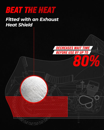 Motorcycle Cover Large - Light Gray