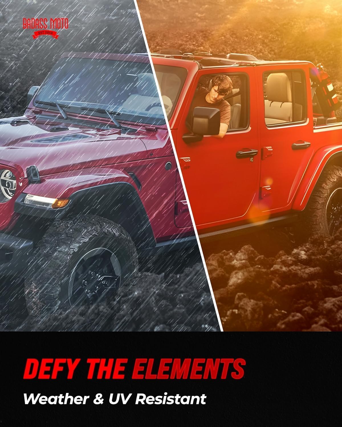 Fire Extinguisher Holder for Jeeps BLACK - 2PACK