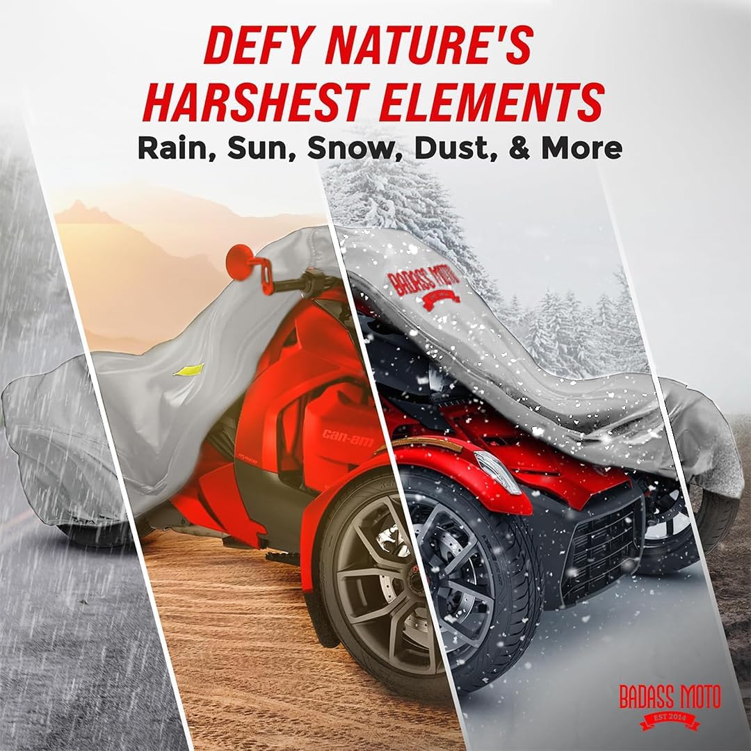 Ultimate All Weather Can Am Ryker Cover Light Gray