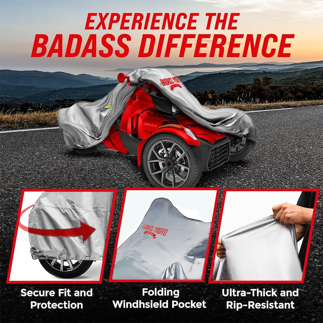 Ultimate All Weather Can Am Ryker Cover Light Gray