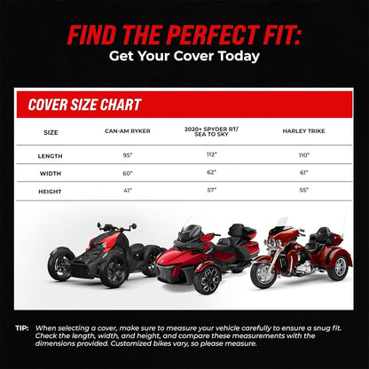 Ultimate All Weather Can Am Spyder Cover RT Light Gray