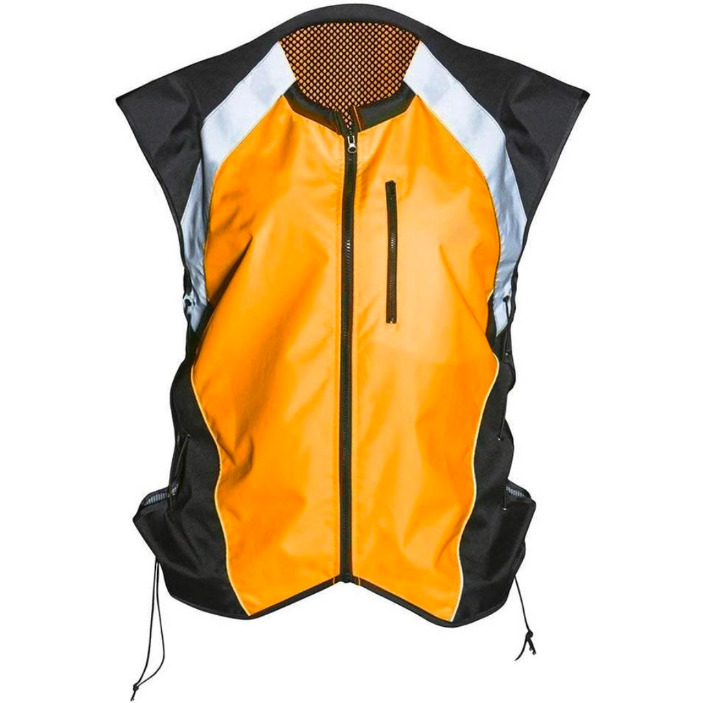 Hi viz sales orange motorcycle jacket