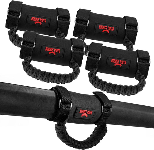 UTV/SxS Grab Handles Paracord BLACK 4Pk