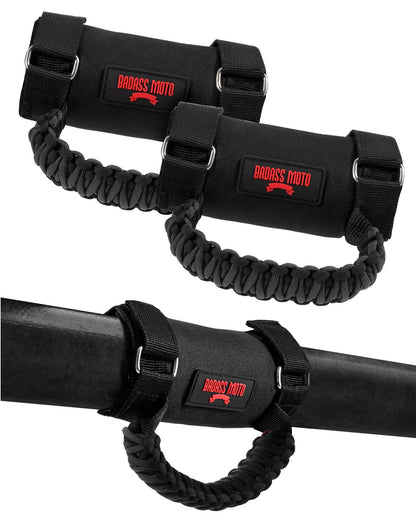 UTV/SxS Grab Handles Paracord BLACK 2Pk
