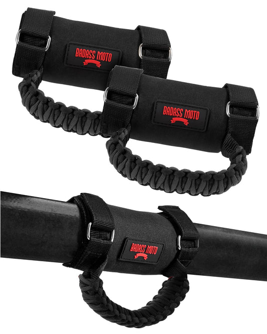 UTV/SxS Grab Handles Paracord BLACK 2Pk