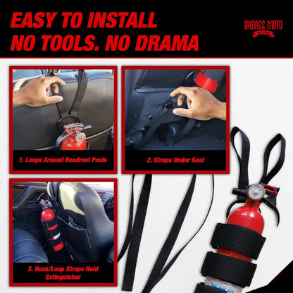 Car Fire Extinguisher Mount - SEAT