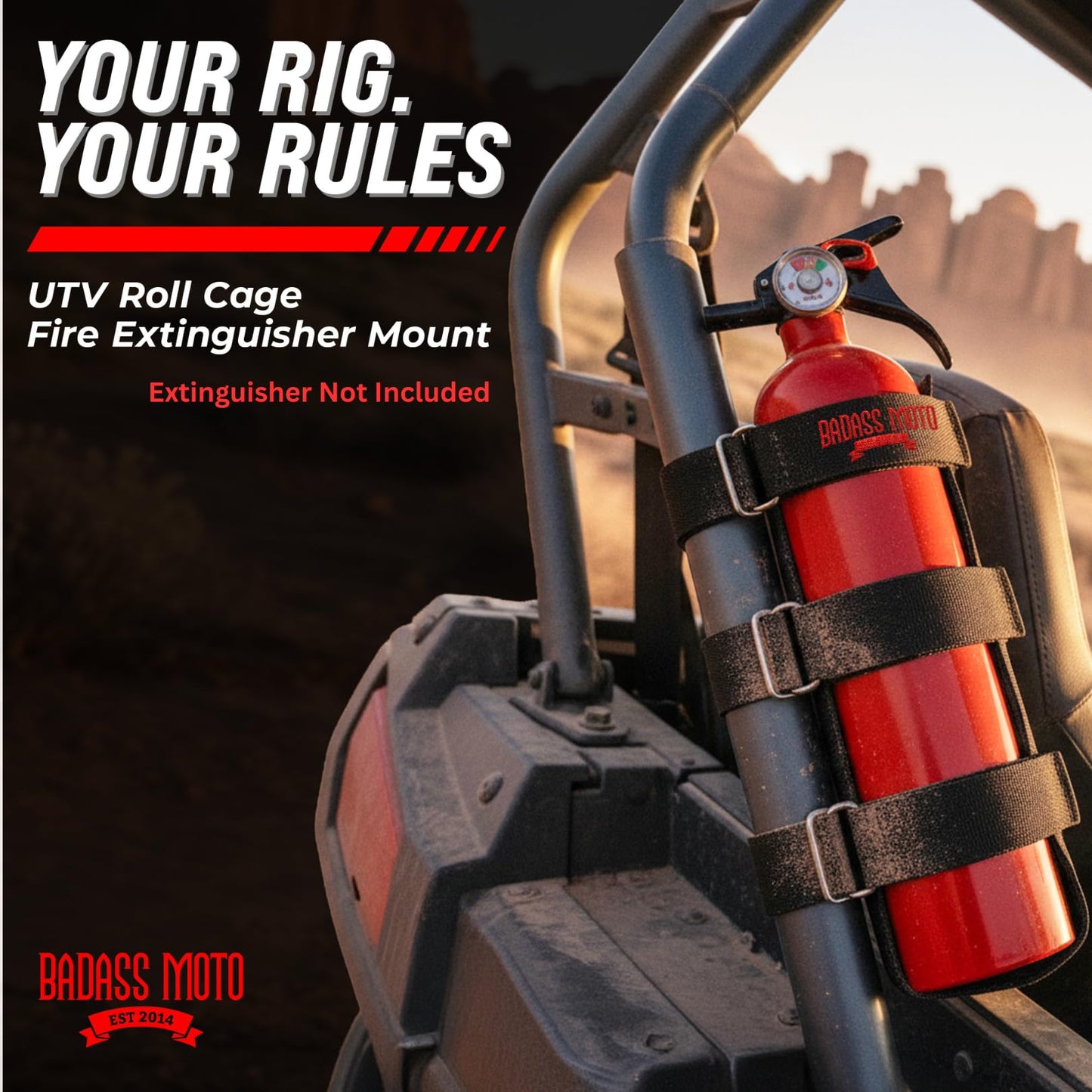 UTV Fire Extinguisher Mount