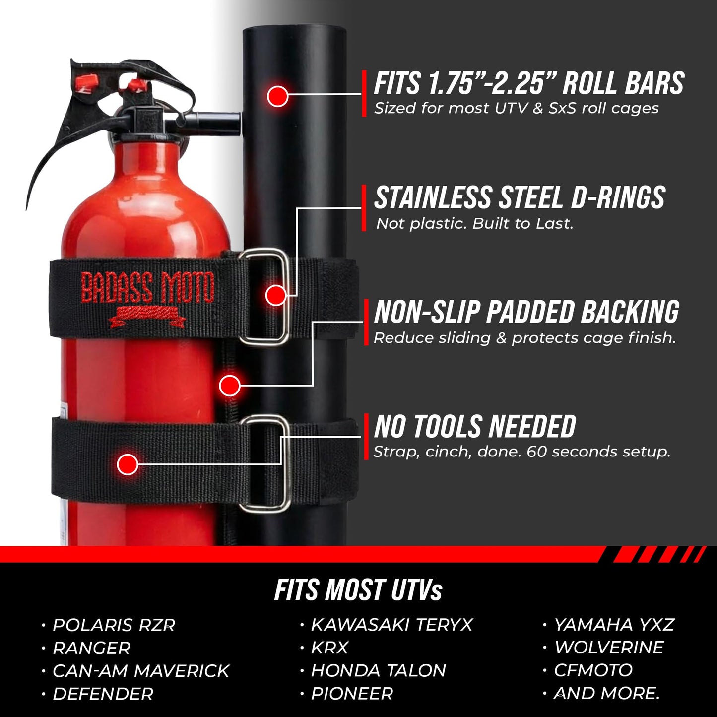 UTV Fire Extinguisher Mount