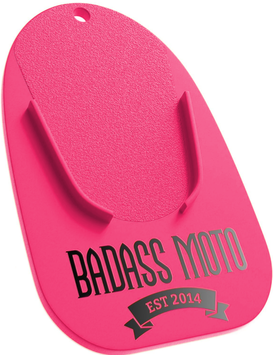 Motorcycle Kickstand Pad Pink