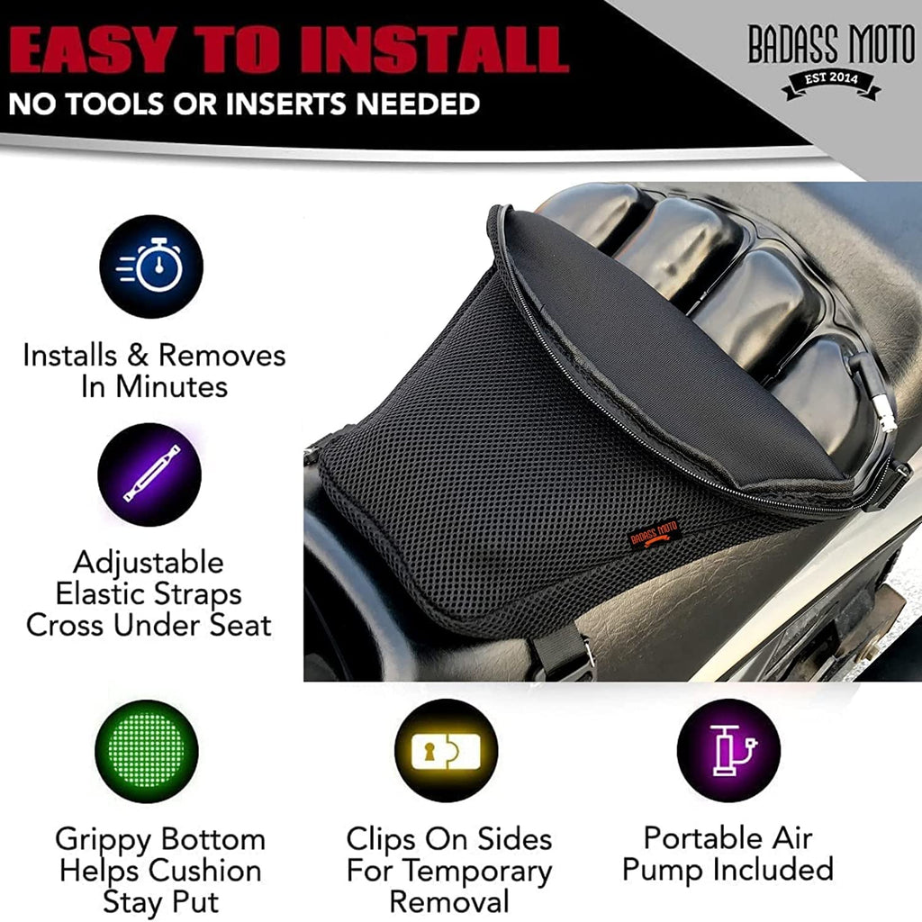 Air Filled Motorcycle Seat Cushion