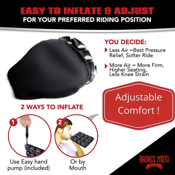 Air Filled Motorcycle Seat Cushion