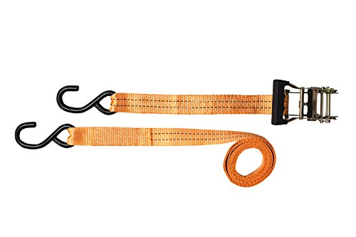 Heavy Duty Ratchet Straps Tie Downs S Hooks- 1.5 in x 10 4 Pck