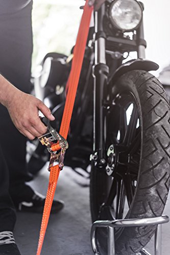 Heavy Duty Ratchet Straps Tie Downs S Hooks- 1.5 in x 10 4 Pck