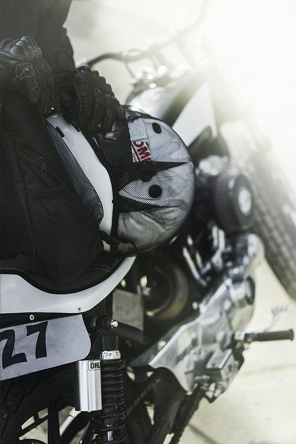 Motorcycle Reflective Backpack - Badass Moto Gear